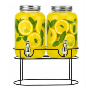 Słoje z kranikiem na lemoniadę dla KGW