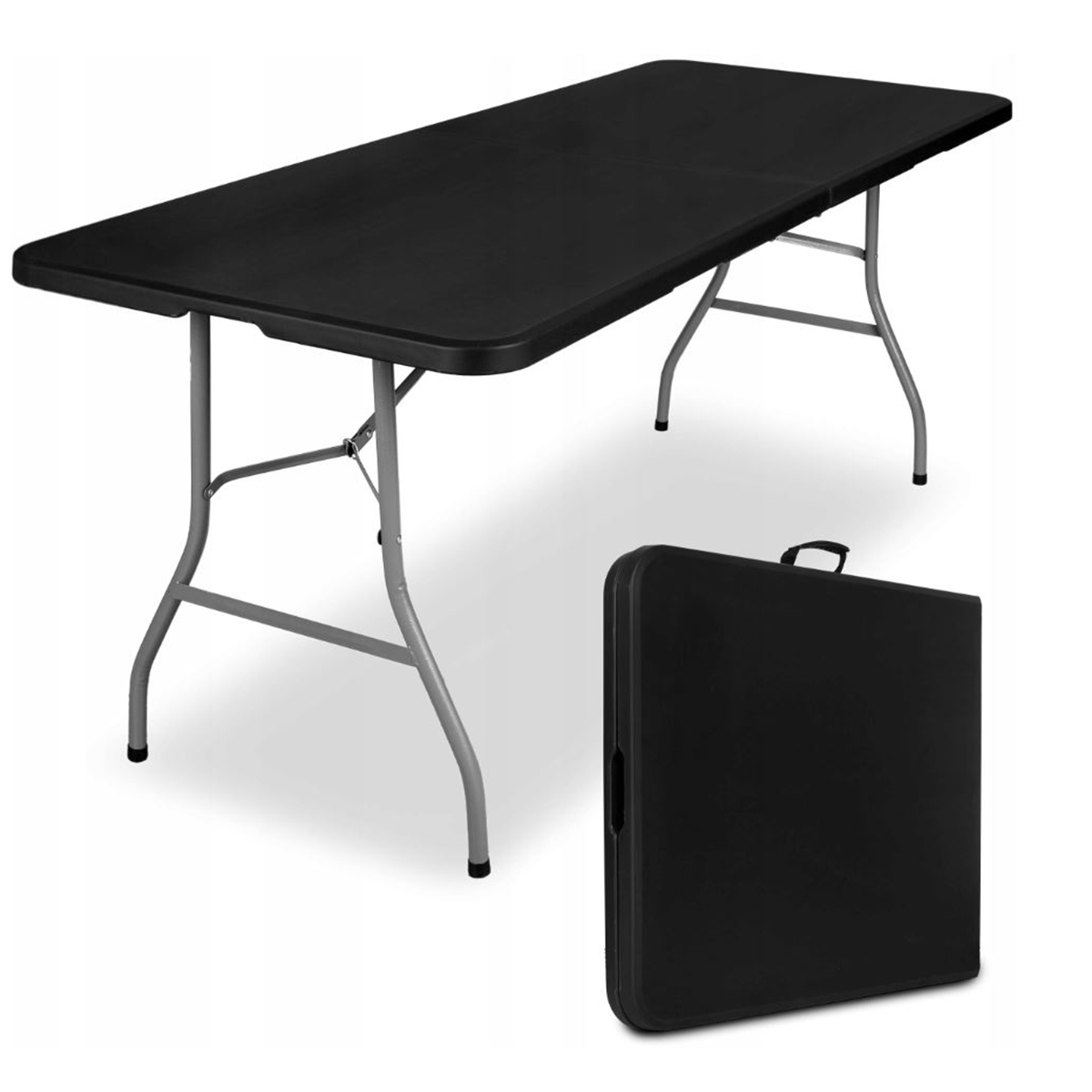 Stół składany czarny 180cm - dla KGW