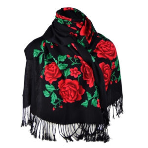 Szal w róże dla KGW