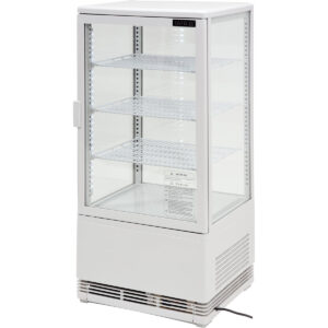 Przeszklona witryna chłodnicza na prąd 78L 3 półki - dla KGW