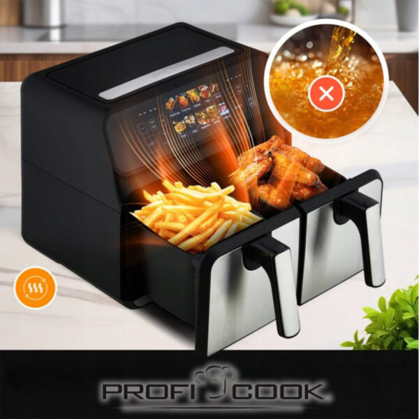 Air fryer dwukomorowy XXL - obrazek 4