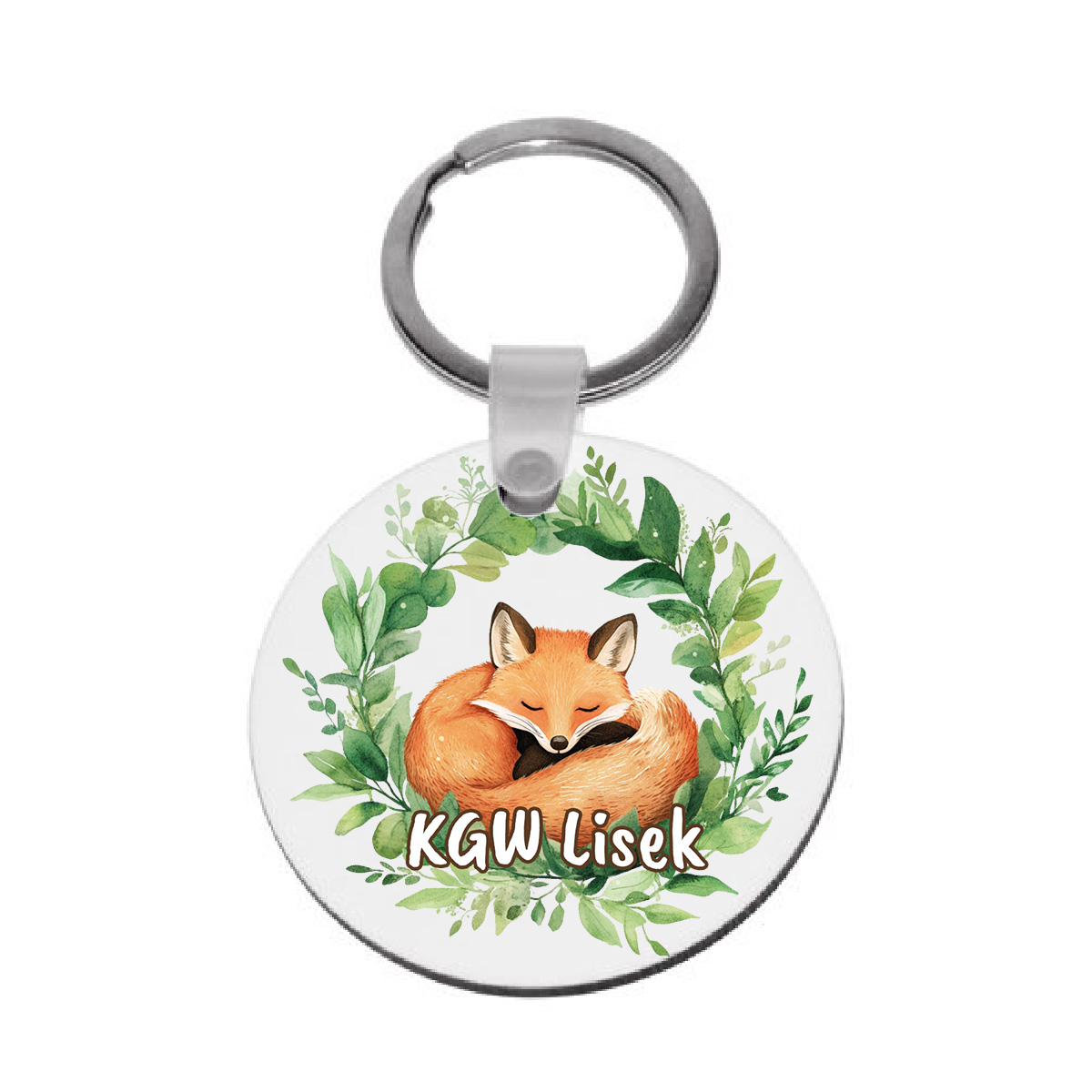 Brelok okrągły MDF dla KGW - zestaw 5 sztuk - obrazek 2