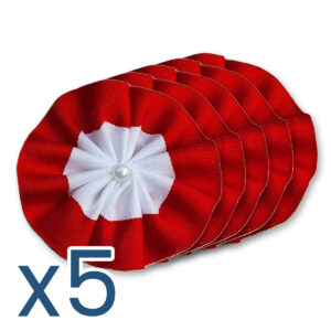 Kotylion narodowy biało-czerwony dla KGW