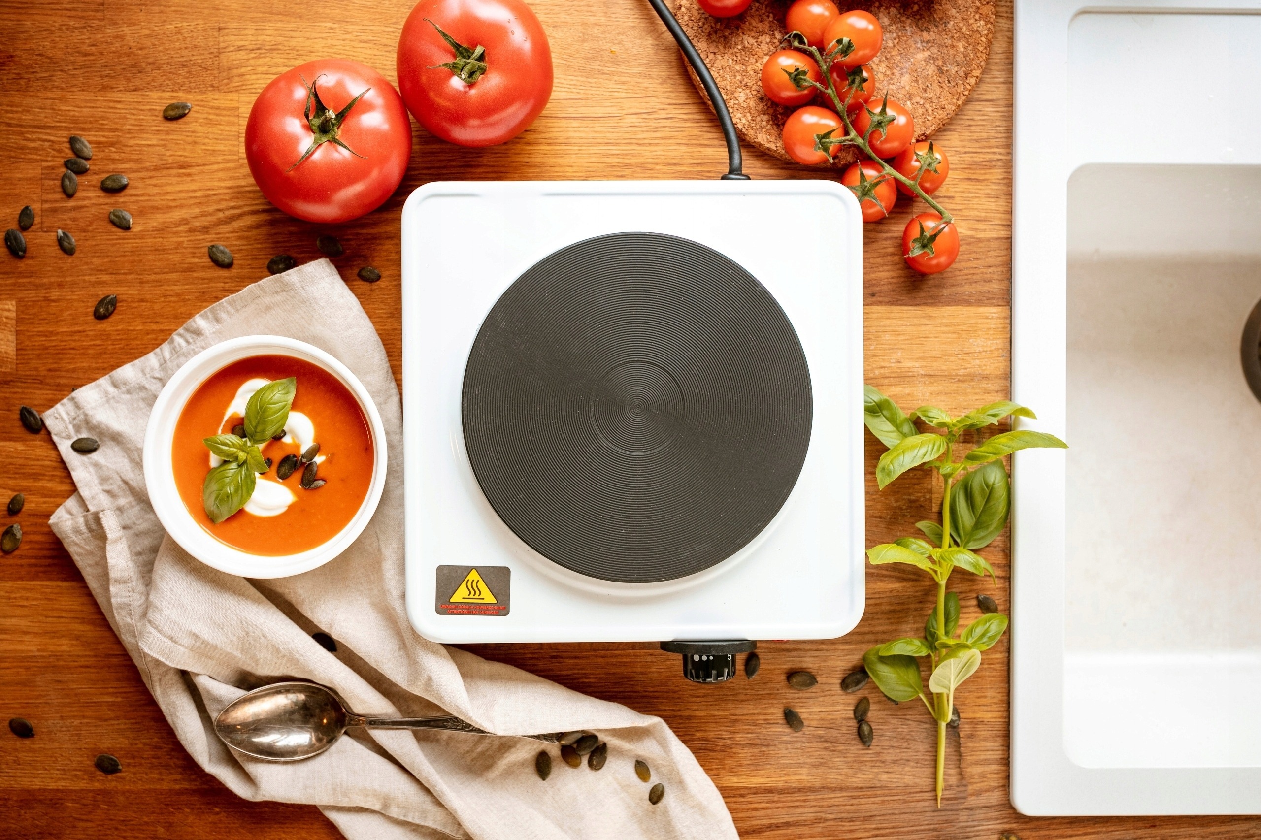 Kuchenka elektryczna jeden palnik dla KGW - obrazek 4