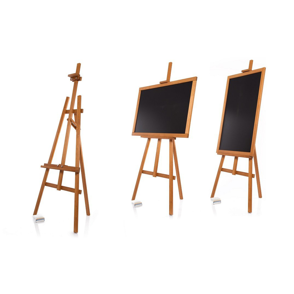 Potykacz stojak drewniany czarny z grawerem KGW - obrazek 3