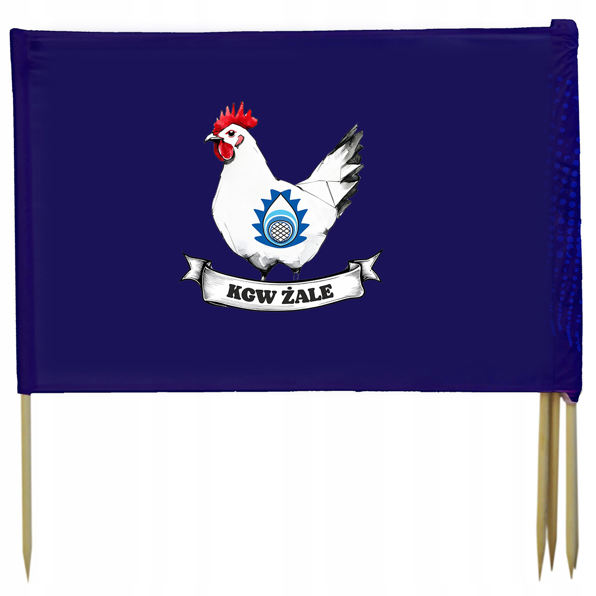 Parawan plażowy z nadrukiem dla KGW