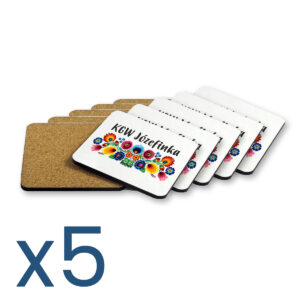 Podkładka korkowa pod kubek 10 szt z logo dla KGW