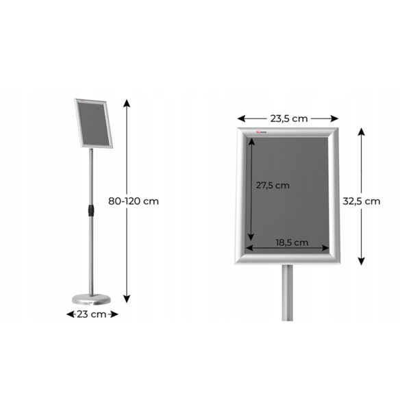 Stojak reklamowy informacyjny A4 - obrazek 2