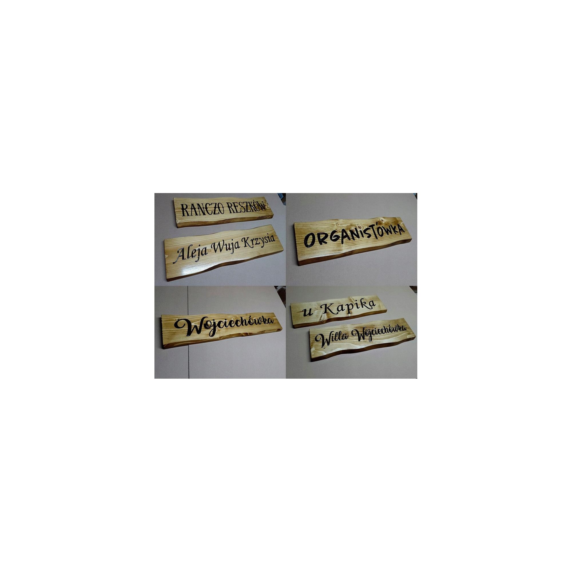 Szyld drewniany wypalany dla KGW - obrazek 4