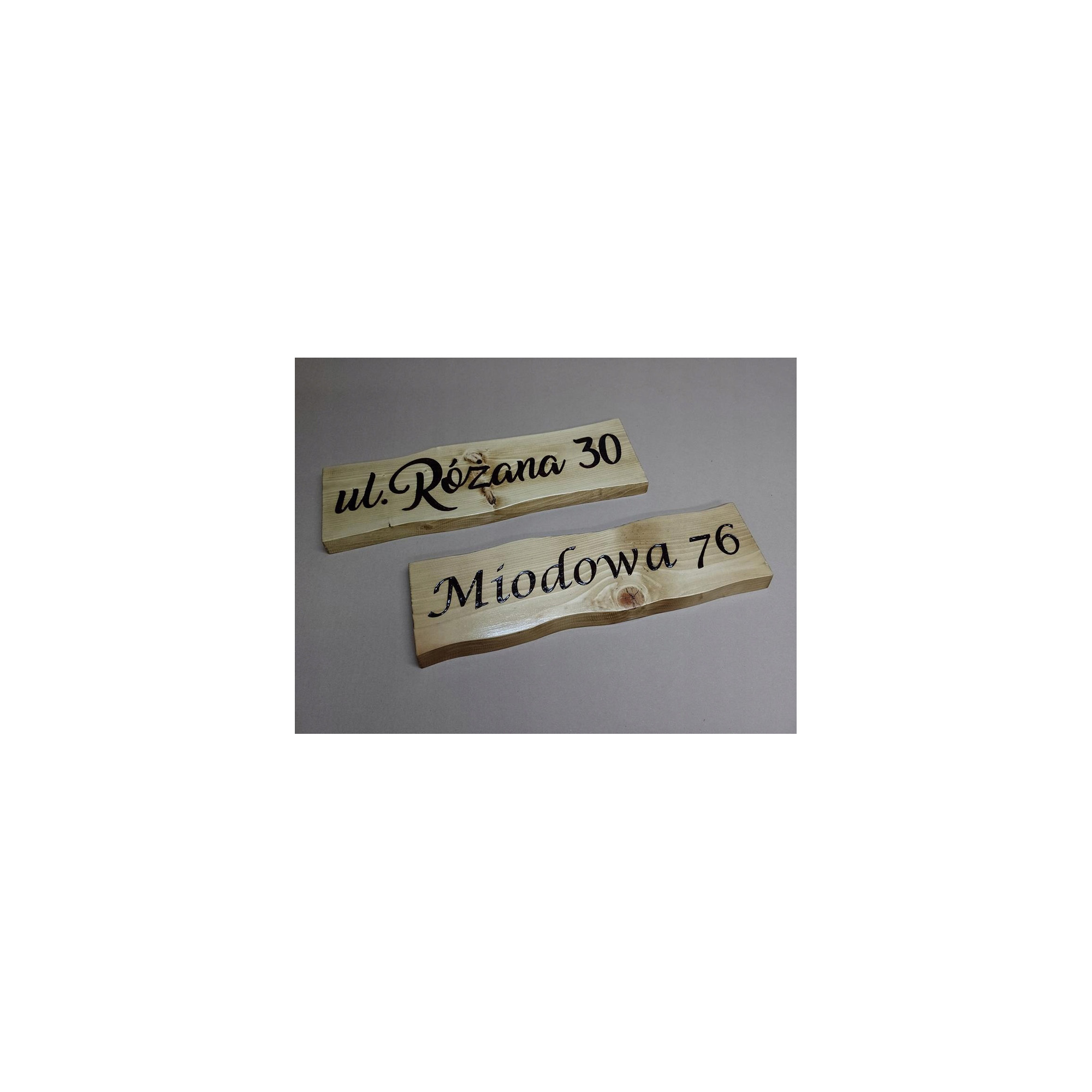 Szyld drewniany wypalany dla KGW - obrazek 3