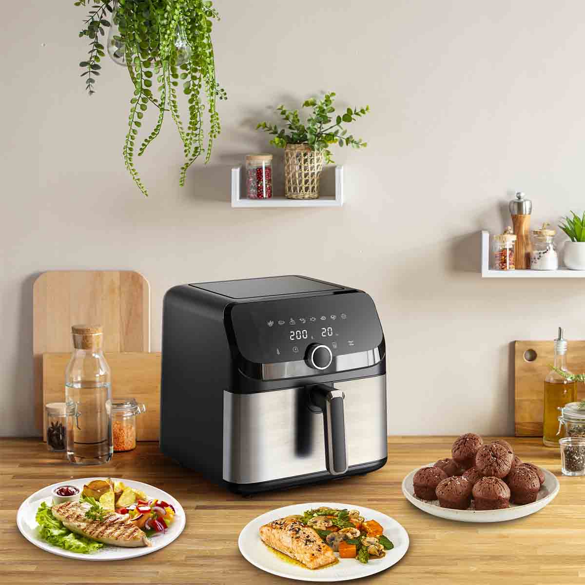 Frytkownica beztłuszczowa air fryer dla KGW - obrazek 8