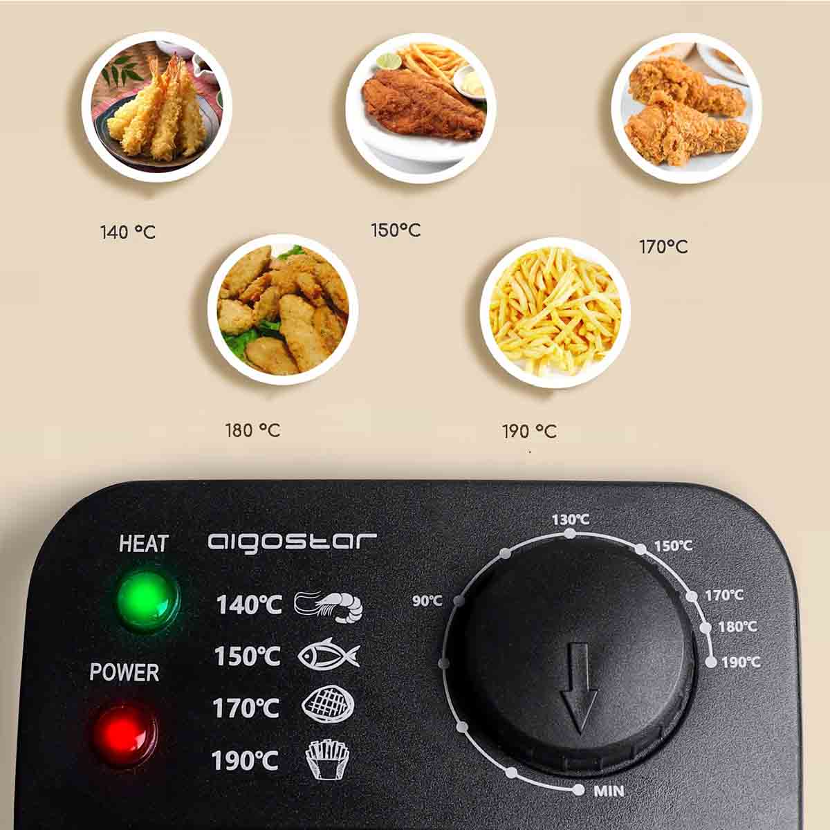 Frytkownica olejowa podwójna 6l - dla KGW - obrazek 3