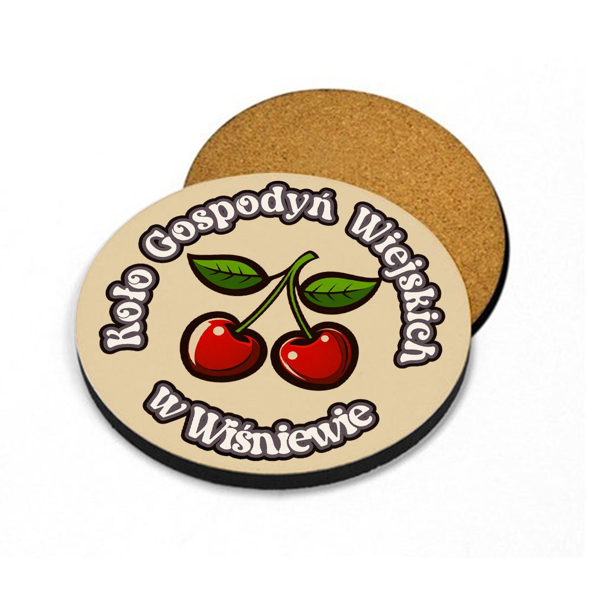 Podkładka okrągła pod kubek 10 szt z logo dla KGW