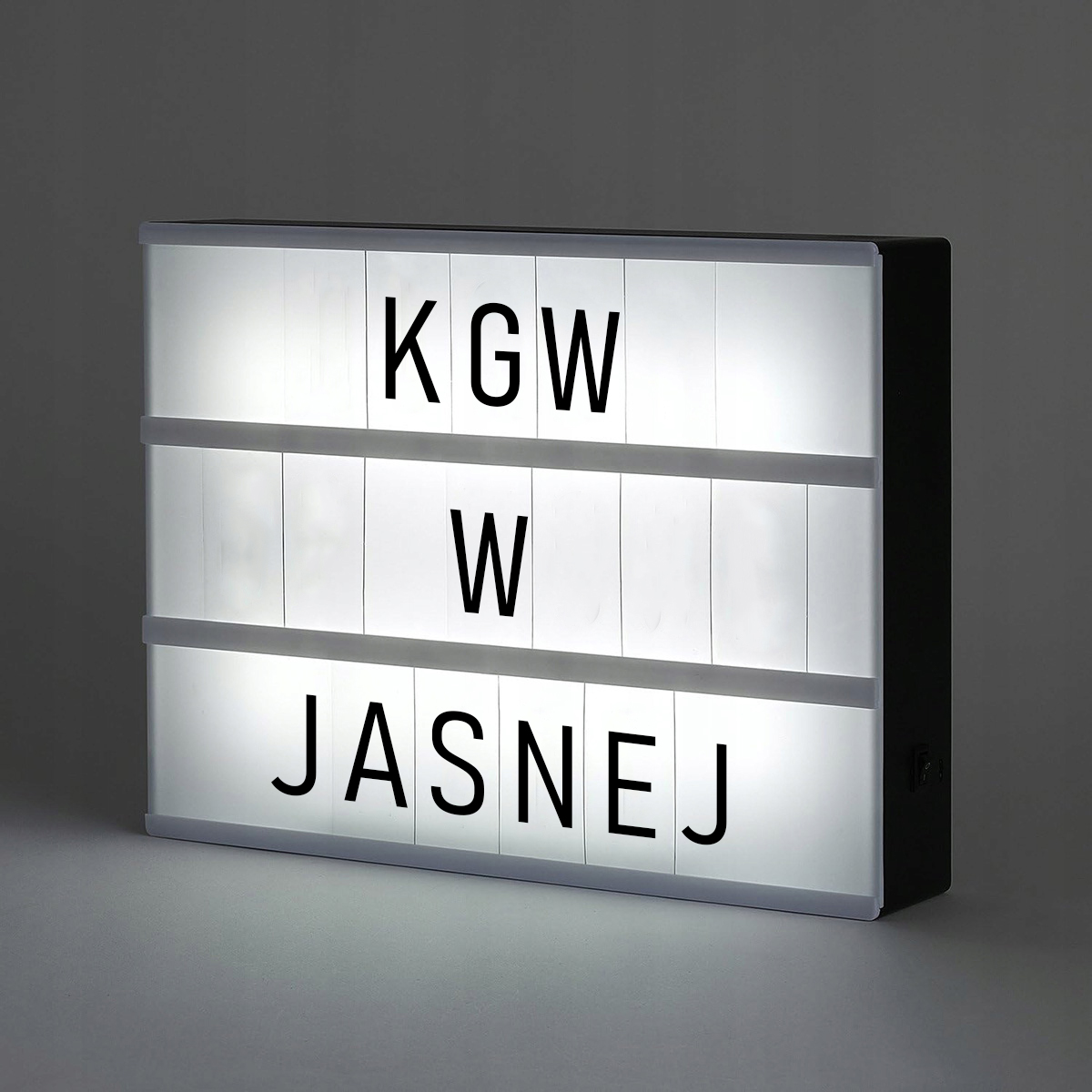 Podświetlana tablica na baterie dla KGW - obrazek 4