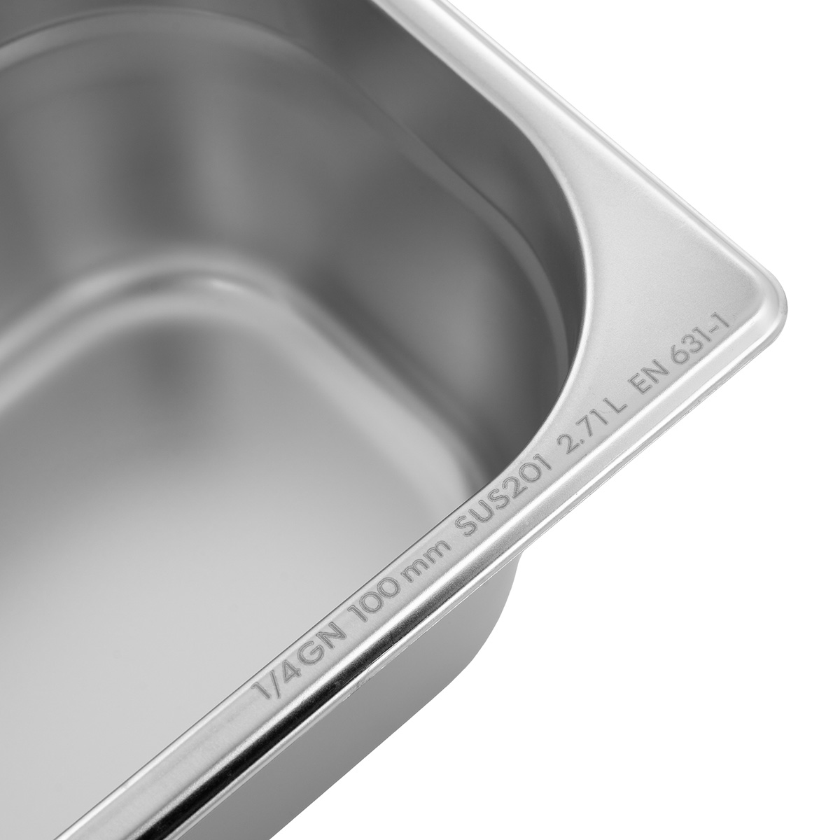 pojemnik ze stali nierdzewnej GN 1/4 100 mm - obrazek 4