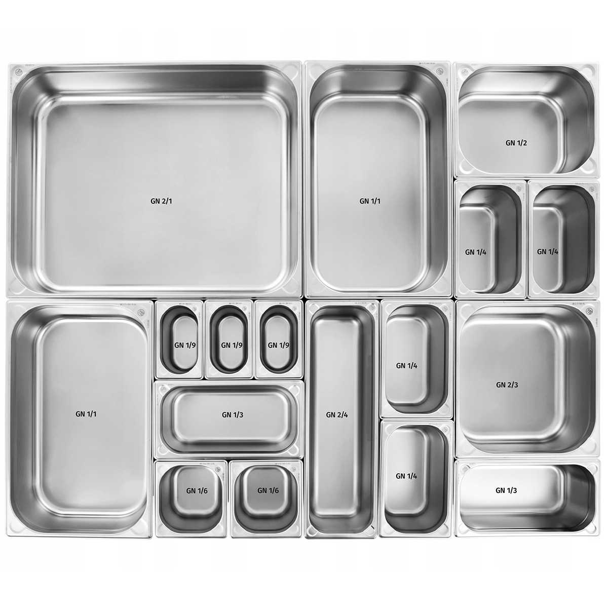 pojemnik ze stali nierdzewnej GN 1/4 100 mm - obrazek 2