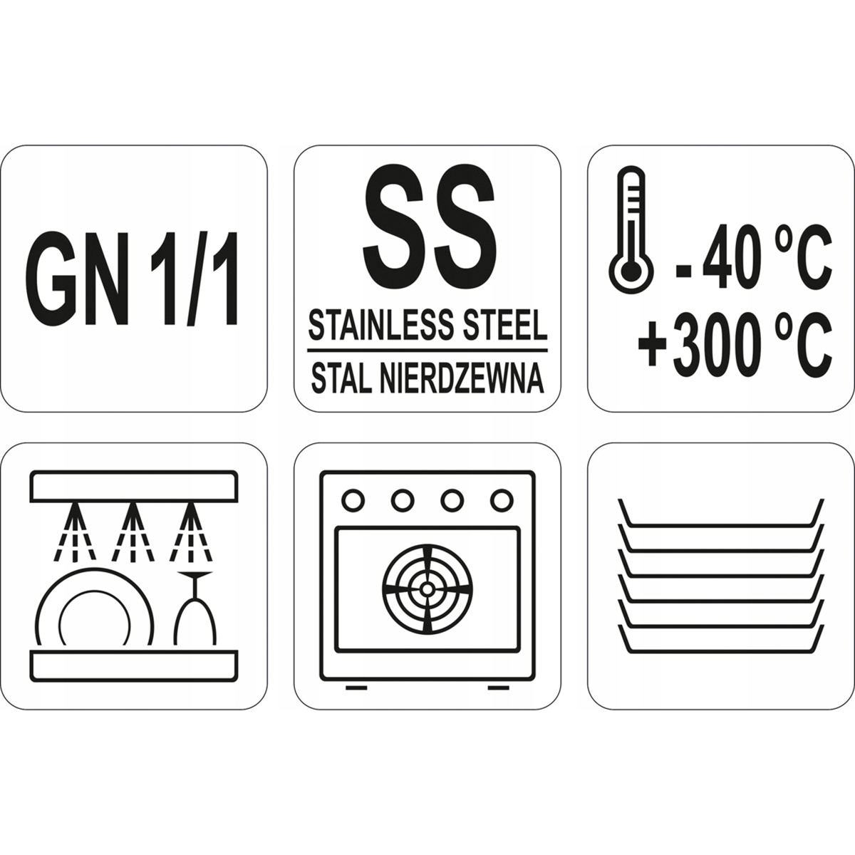 Pokrywka do pojemnika GN 1/1 dla KGW - obrazek 5