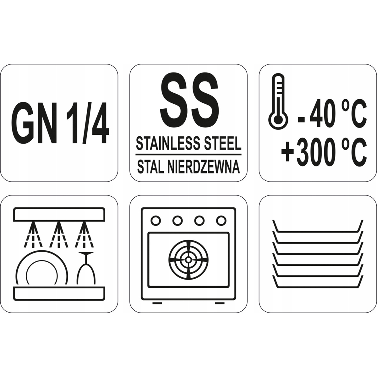 Pokrywka do pojemnika GN 1/4 - dla KGW - obrazek 2