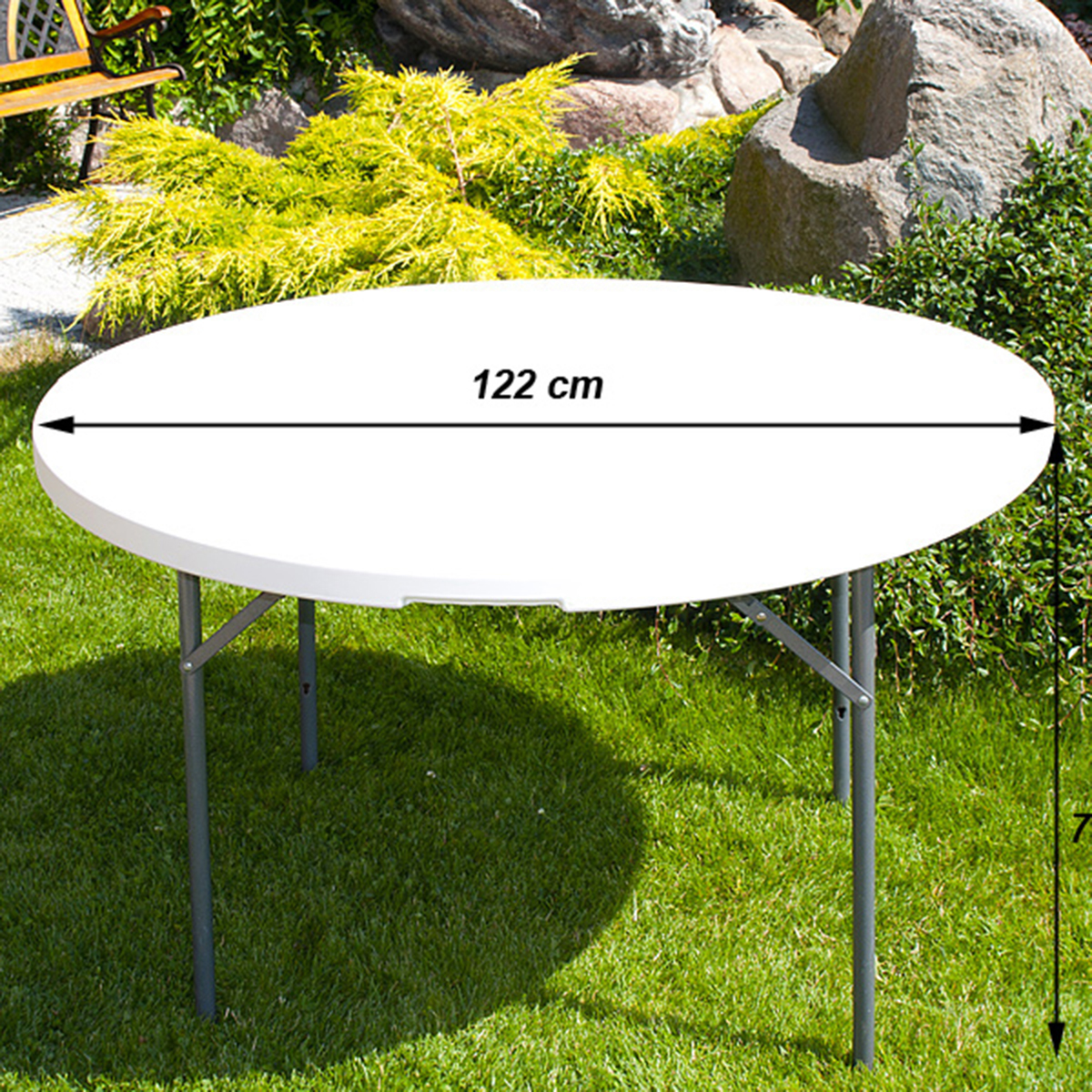 Stół cateringowy składany okrągły 122cm dla KGW - obrazek 3