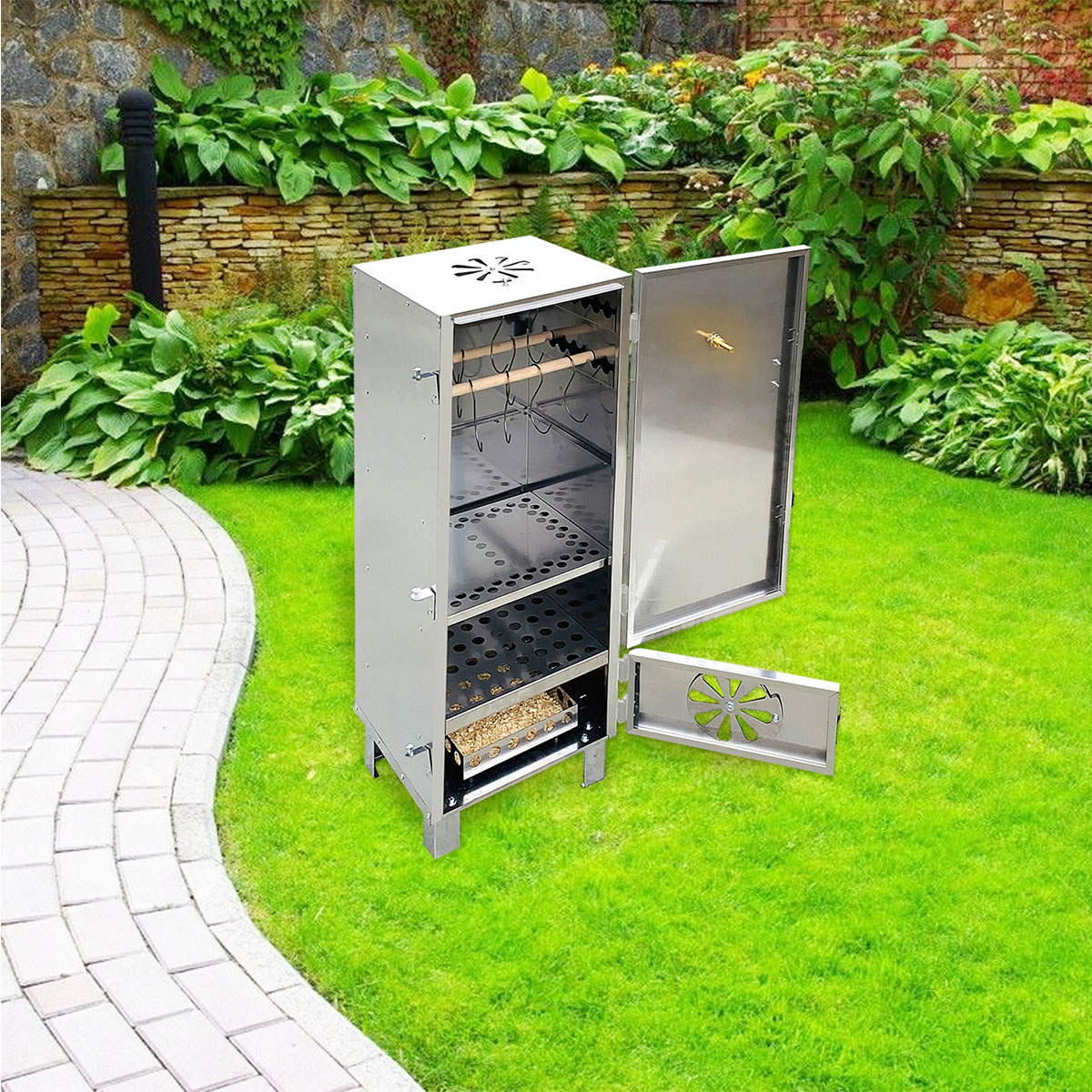 Wędzarnia stalowa duża dla KGW - obrazek 9