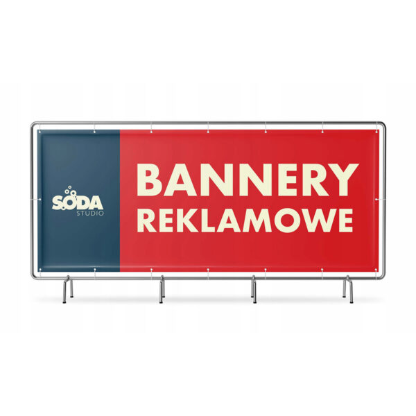 Baner reklamowy 200x100 cm, gotowy do powieszenia