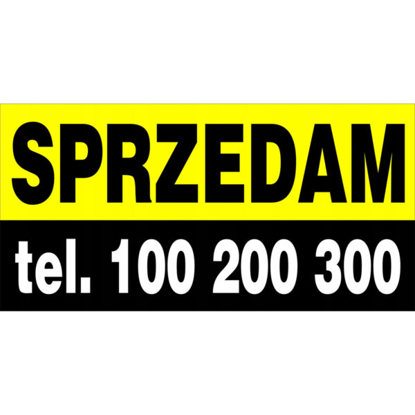 Baner reklamowy 400x200 cm, gotowy do powieszenia - obrazek 5