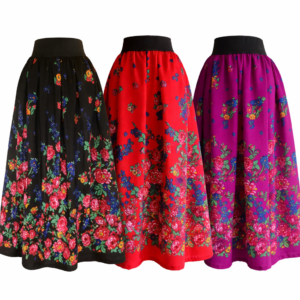 Spódnica w kwiaty ludowa dla KGW