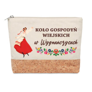 Kosmetyczka z korka i bawełny dla KGW