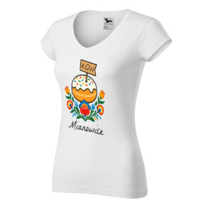 Koszulka w serek damska Fit V-neck162 dla KGW