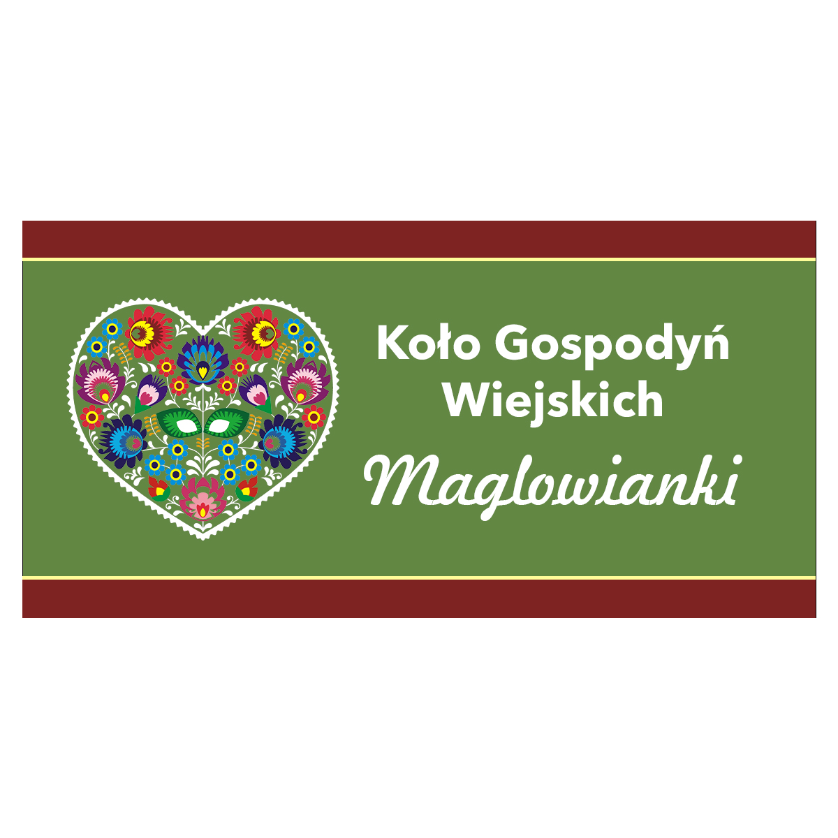 Naklejka reklamowa KGW 50x100cm