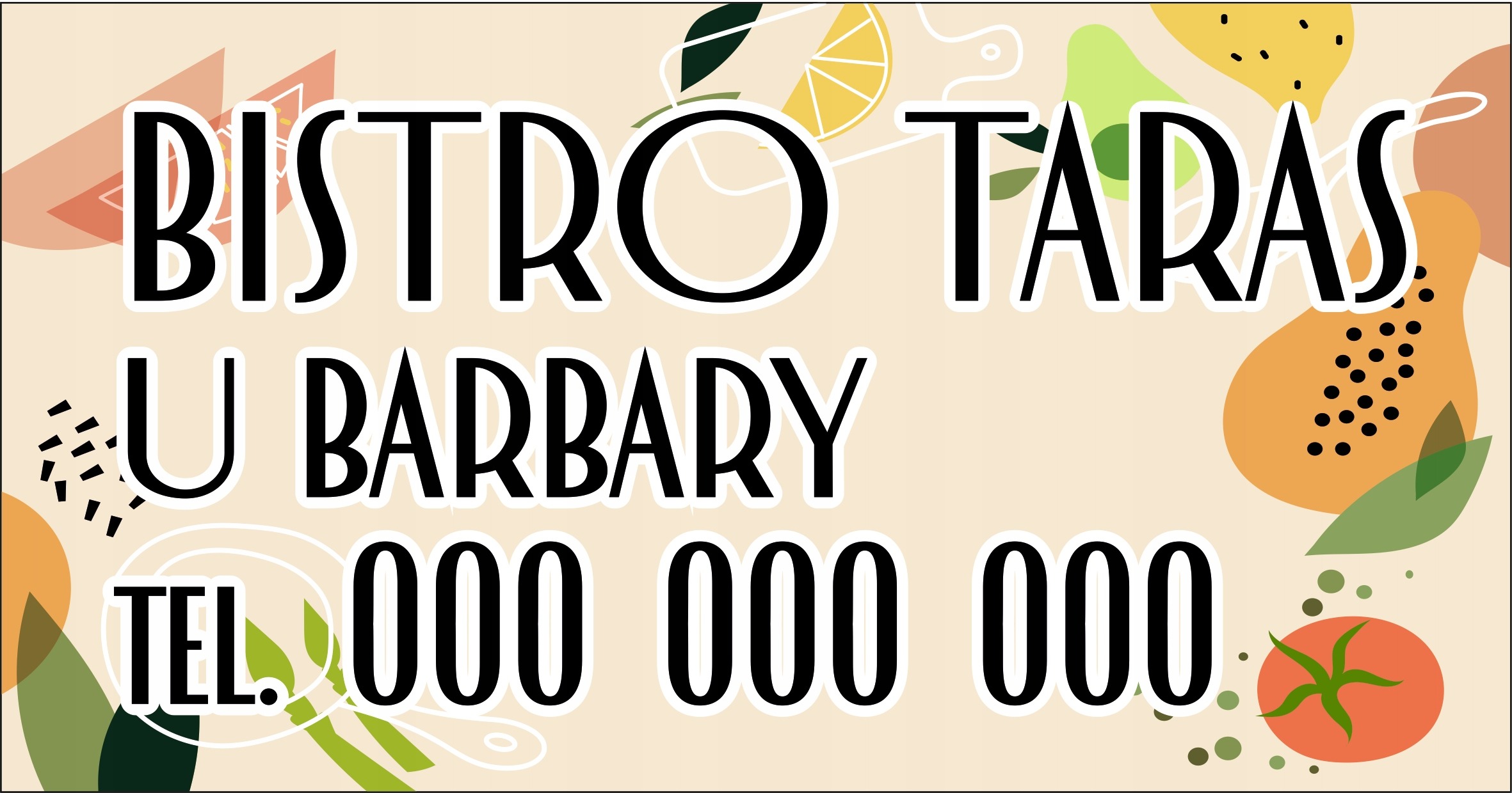 Naklejka reklamowa KGW 50x100cm - obrazek 3