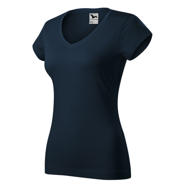 koszulka w serek damska Fit V-neck162 - obrazek 3