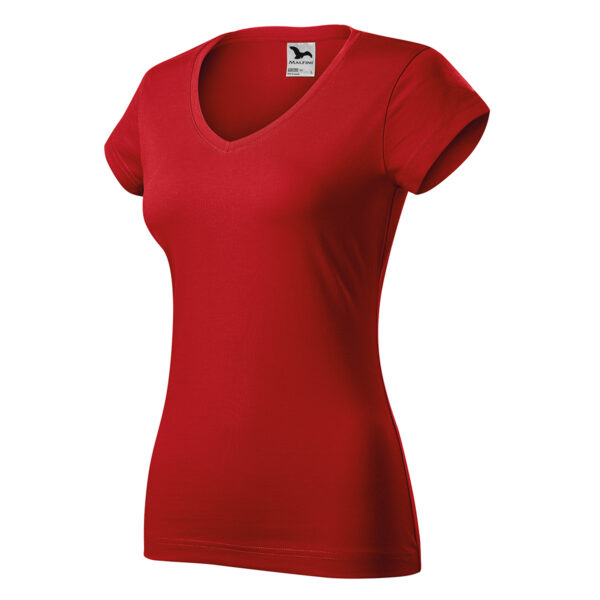 koszulka w serek damska Fit V-neck162 - obrazek 5