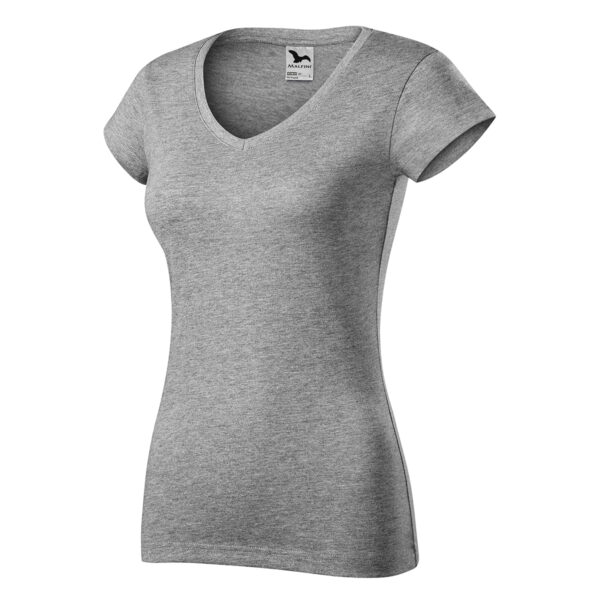 koszulka w serek damska Fit V-neck162 - obrazek 6