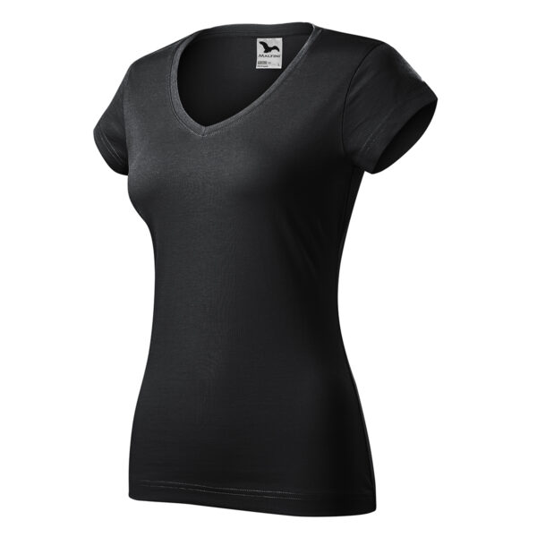 koszulka w serek damska Fit V-neck162 - obrazek 7