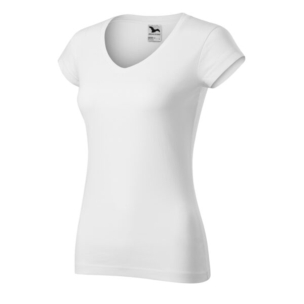 koszulka w serek damska Fit V-neck162