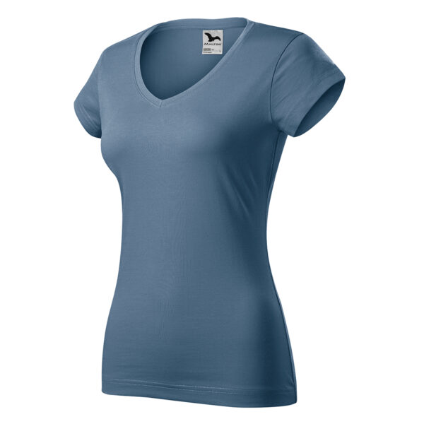 koszulka w serek damska Fit V-neck162 - obrazek 9