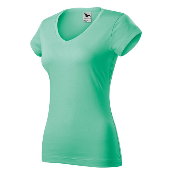 koszulka w serek damska Fit V-neck162 - obrazek 10