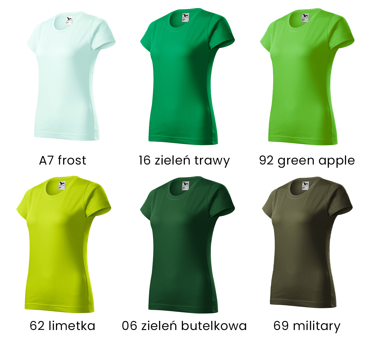 Koszulka malfini damska BASIC 134 dla KGW - obrazek 8
