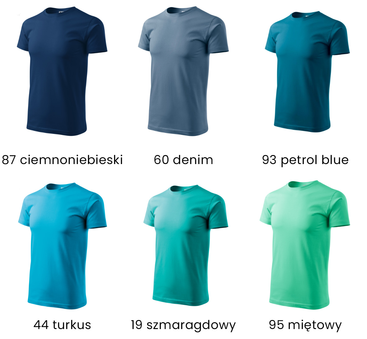 Koszulka malfini męska Basic129 dla KGW - obrazek 7