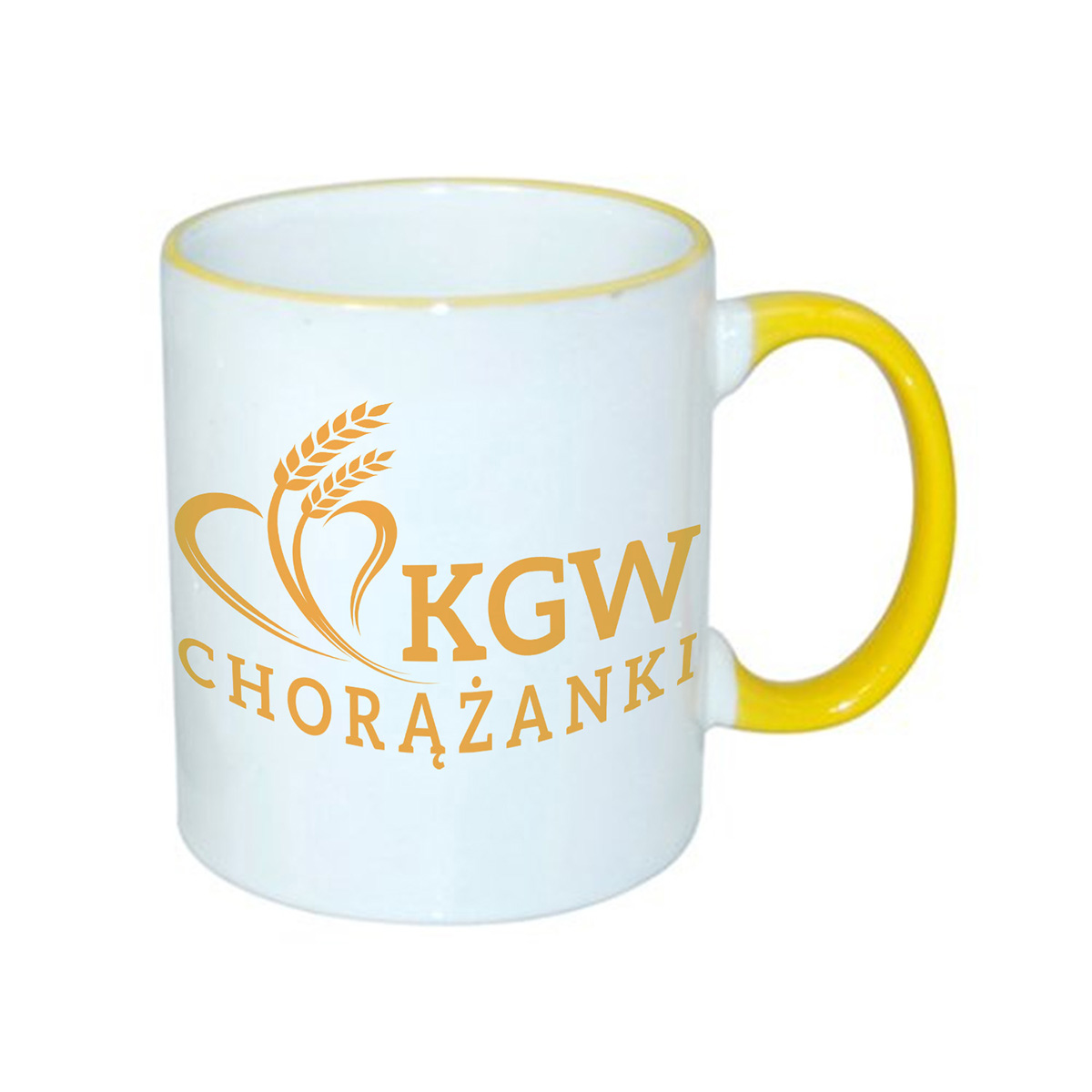 Kubek z kolorowym uszkiem dla KGW