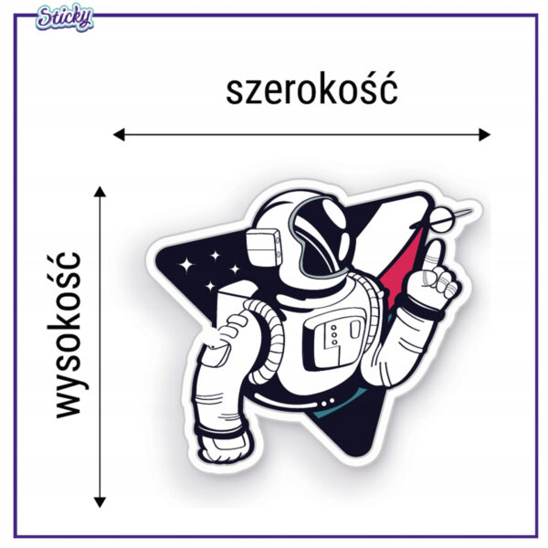 Naklejki kwadratowe  6cm z logo KGW 132 szt - obrazek 3