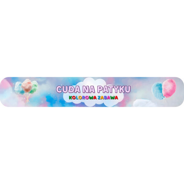 Patyczki do waty cukrowej 100szt 38cm - obrazek 6