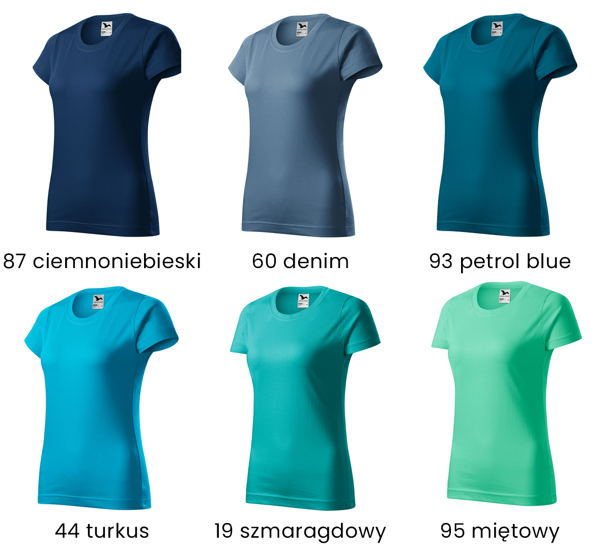 Koszulka malfini damska BASIC 134 dla KGW - obrazek 7