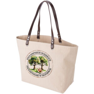 Torba lniana z paskami dla KGW