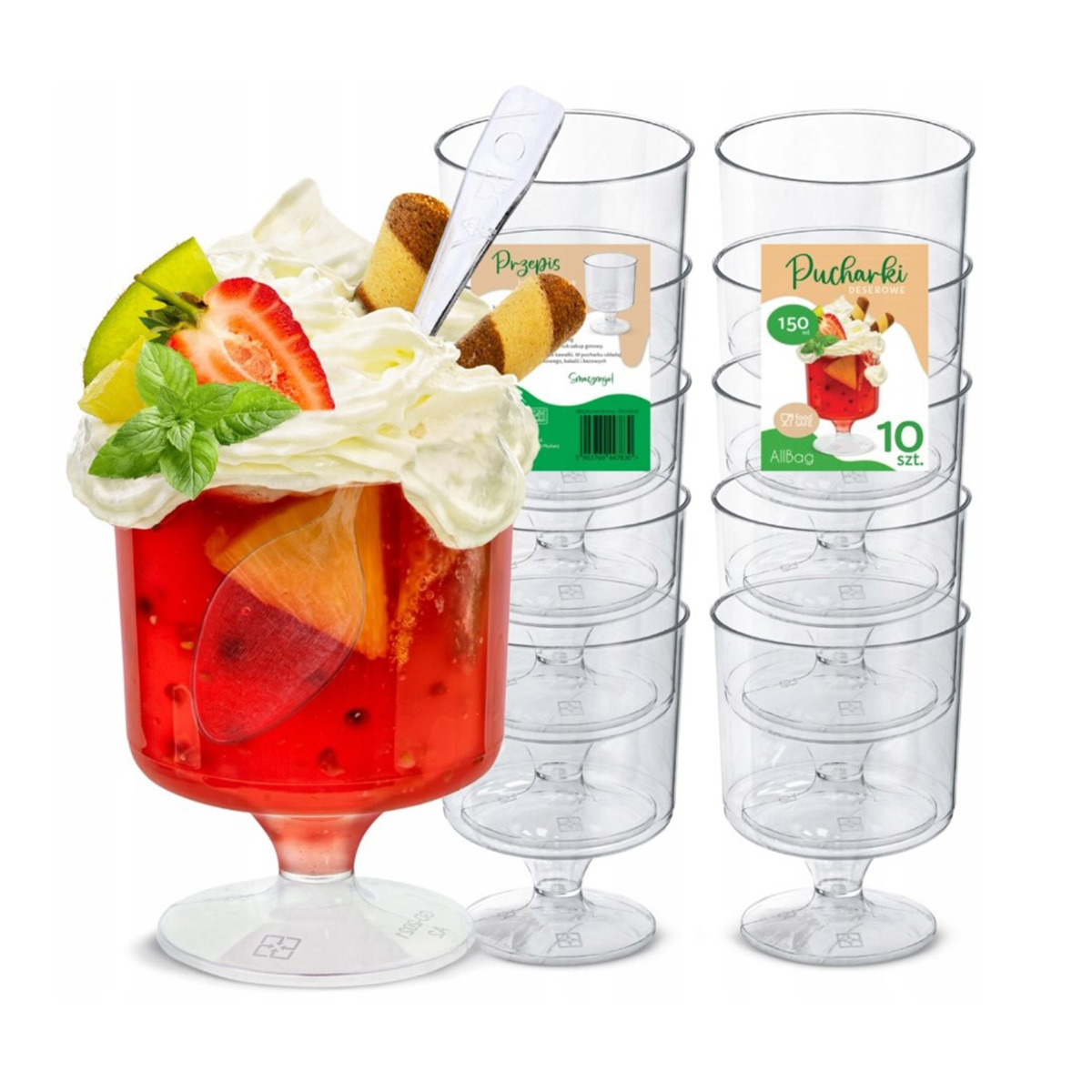 Pucharki do deserów 150ml dla KGW - zestaw 50 sztuk - obrazek 5