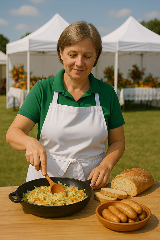 fartuch dla kobiet z KGW