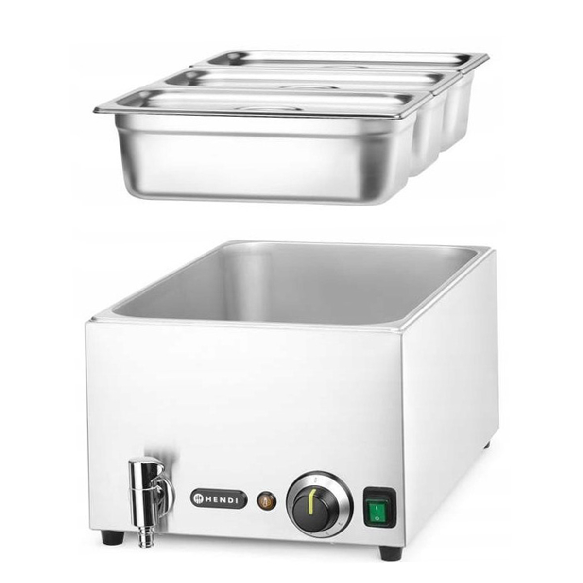 Zestaw Bemar z kranem 3 pojemniki z pokrywką KGW - obrazek 2