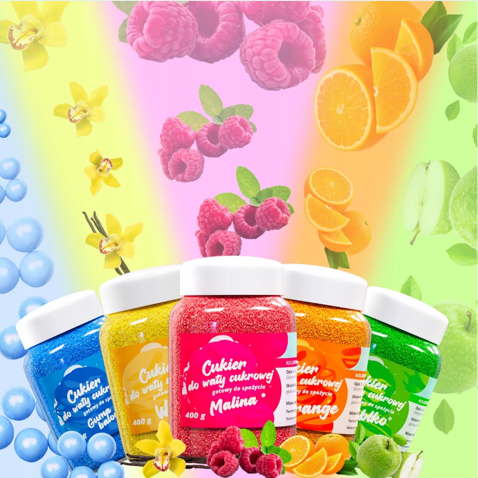 Cukier 2kg do waty cukrowej dla KGW - obrazek 2