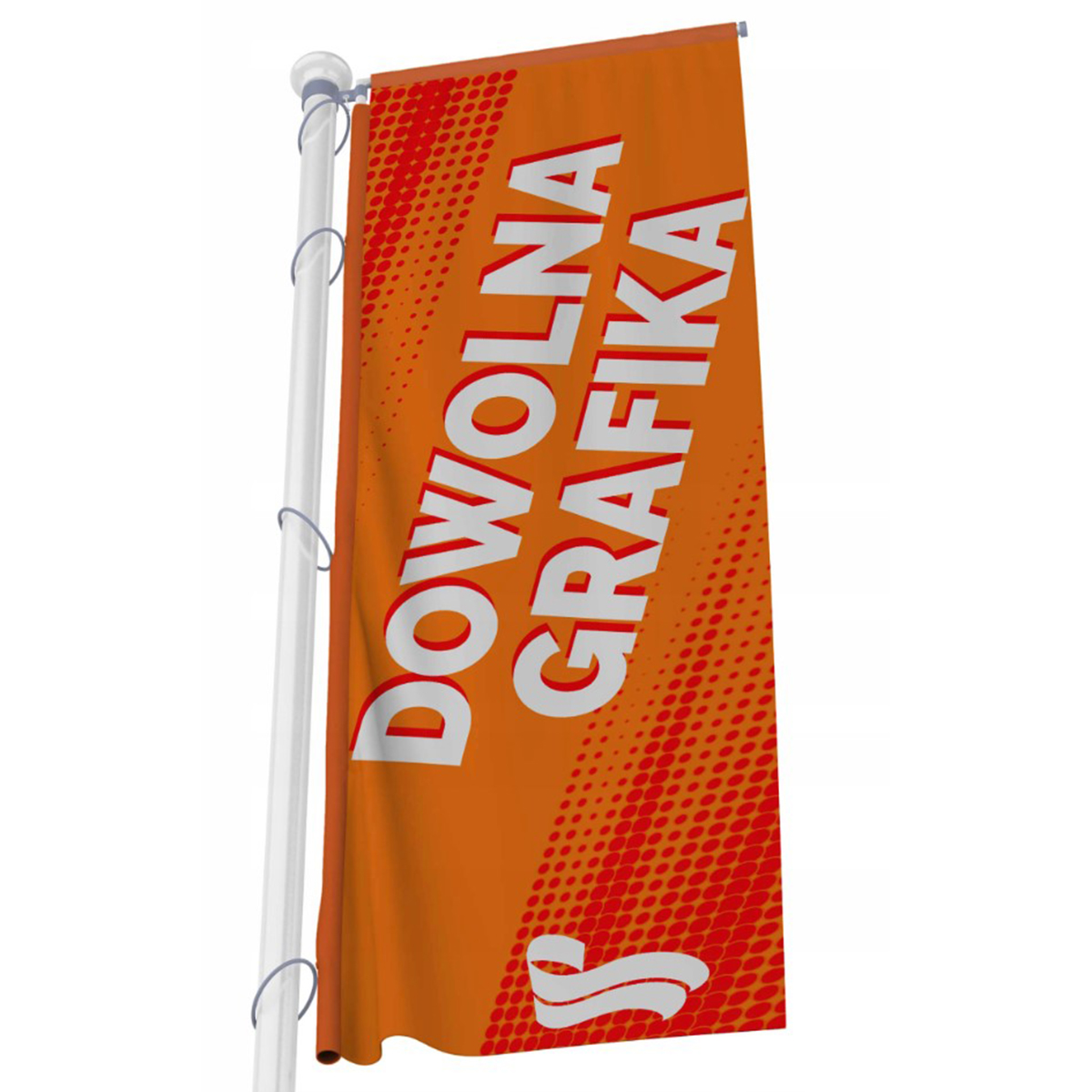 Flaga z nadrukiem dla KGW